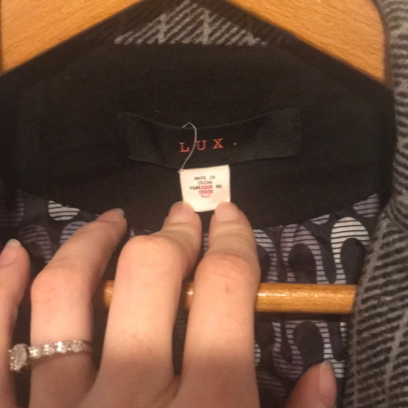 UO Lux Herringbone Blazer - Picture 2 of 5